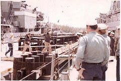 CO Cannon and XO Bell in Guam 1972