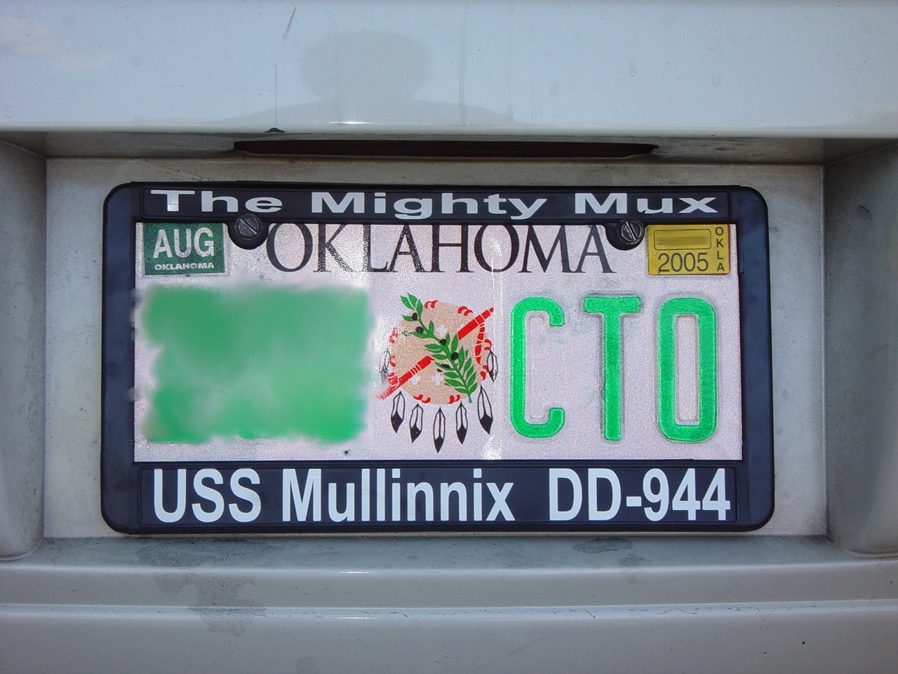 Mux License Plate Frame