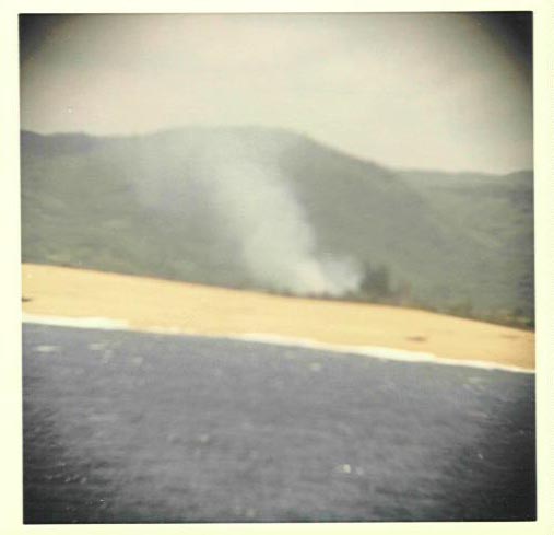 Smoke on the beach